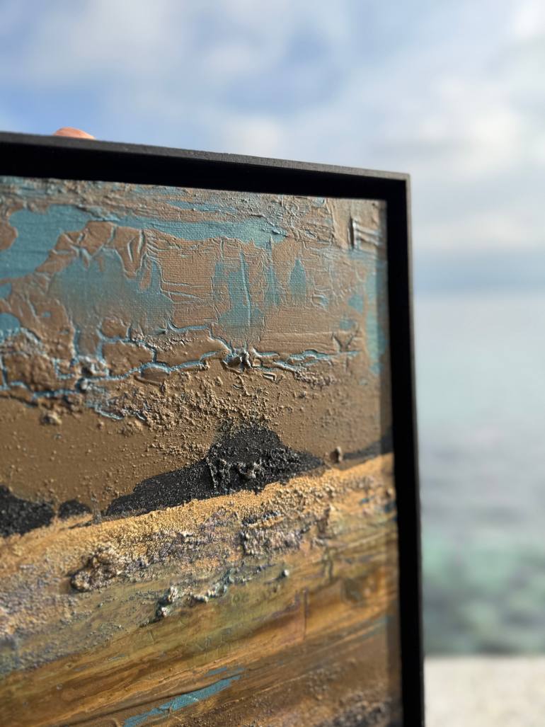 Original Abstract Painting by Sabine L  Haanaes