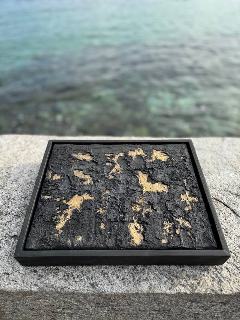 Original Abstract Painting by Sabine L  Haanaes