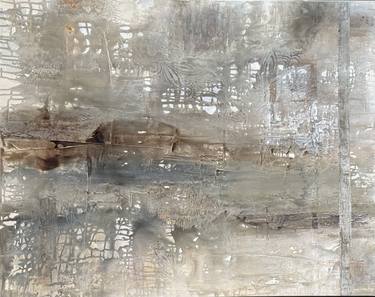 Original Abstract Painting by Sabine L  Haanaes