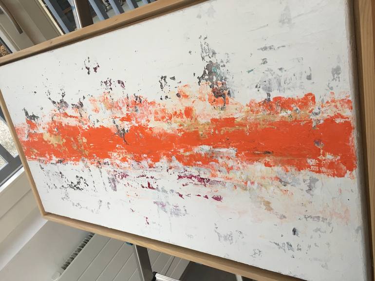 Original Abstract Painting by Sabine L  Haanaes