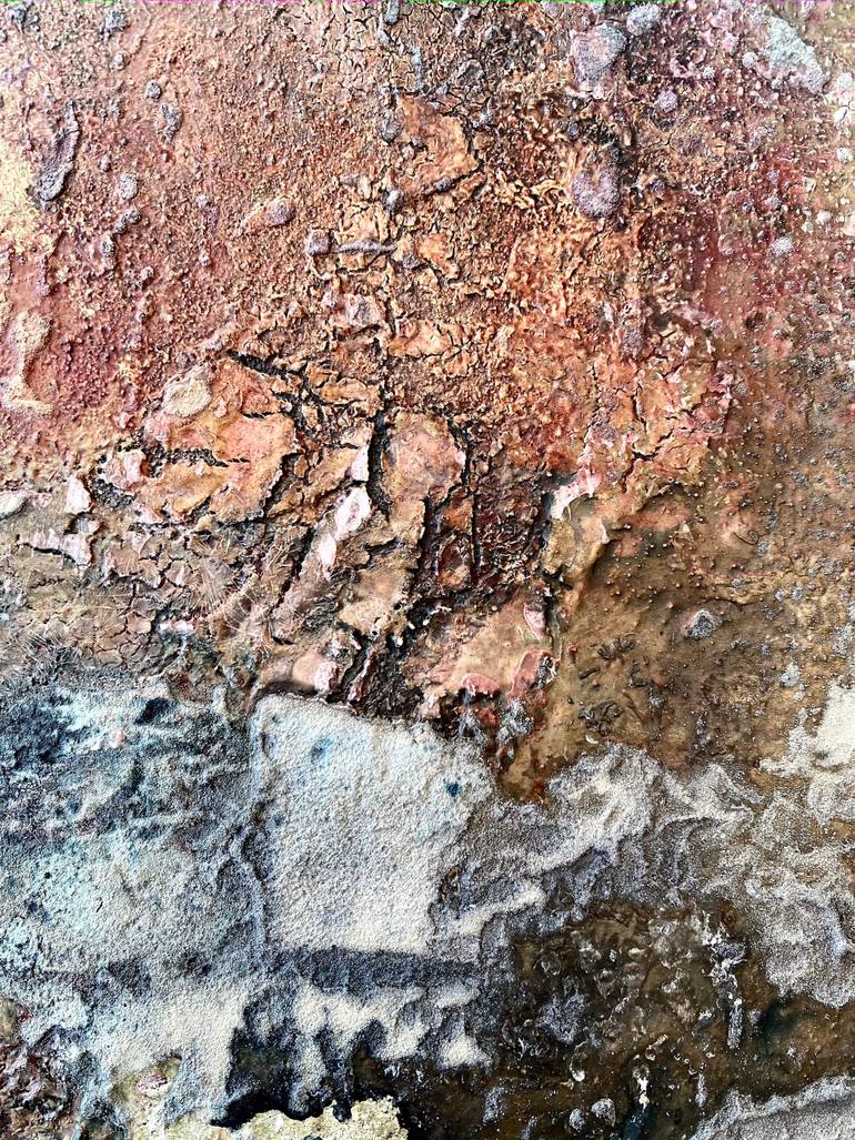 Original Modernism Abstract Painting by Sabine L  Haanaes