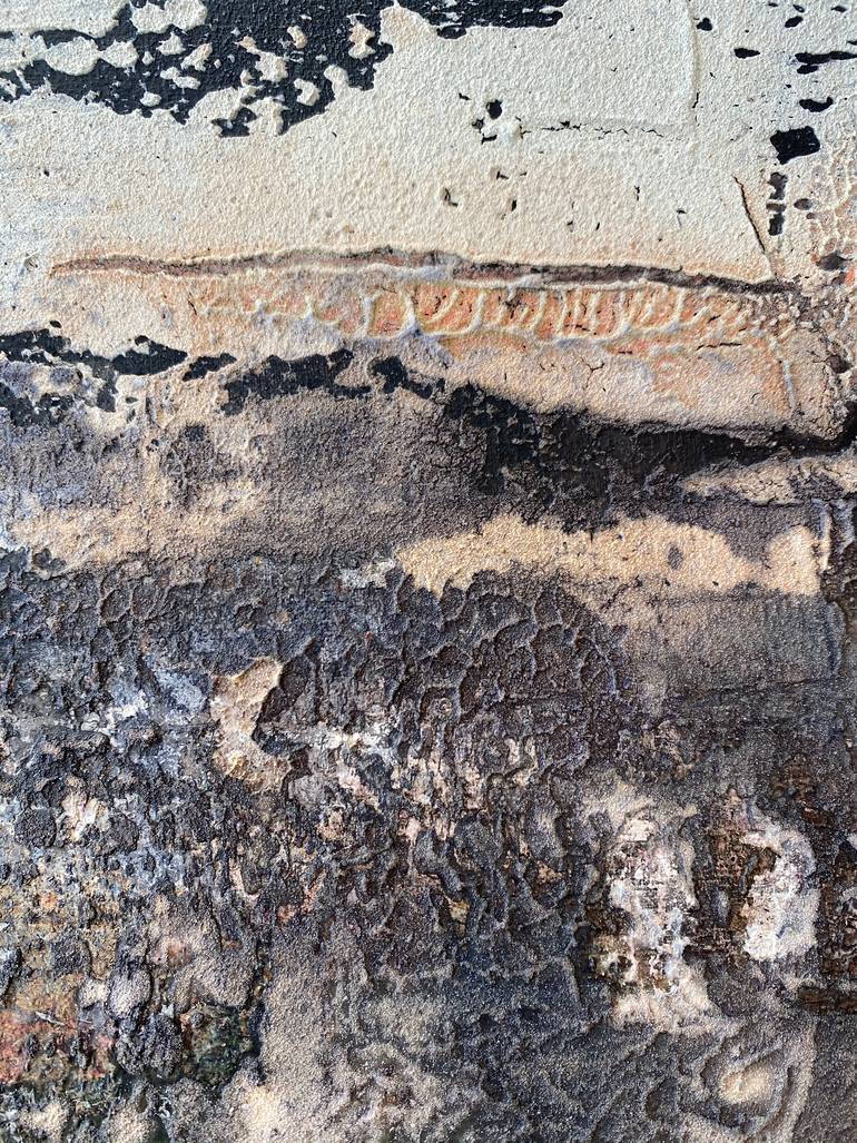 Original Modernism Abstract Painting by Sabine L  Haanaes