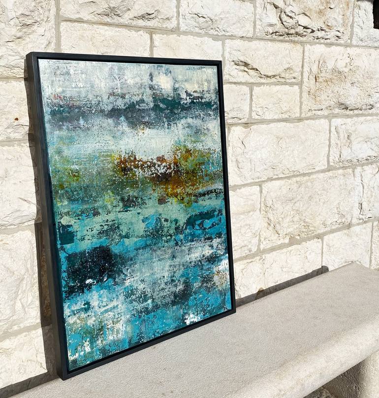 Original Modern Abstract Painting by Sabine L  Haanaes