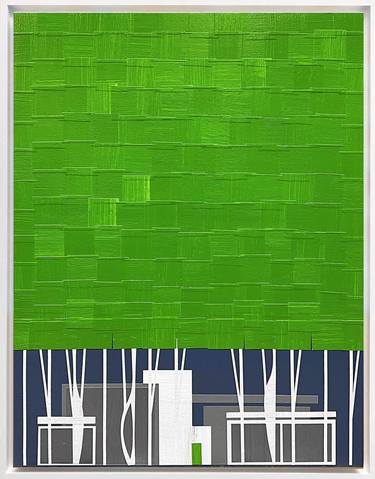 Saatchi Art Artist Chris Wheeler; Collage, “Modern House Green Forest no.408” #art