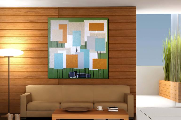 Original Abstract Architecture Collage by Chris Wheeler