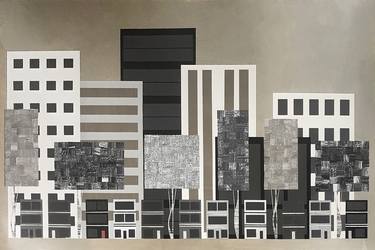 Original Fine Art Cities Collage by Chris Wheeler