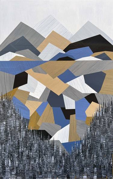 Print of Abstract Landscape Collage by Chris Wheeler