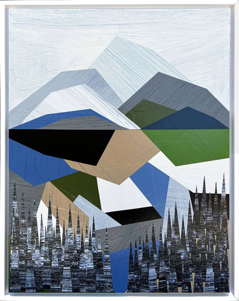 Original Abstract Architecture Collage by Chris Wheeler
