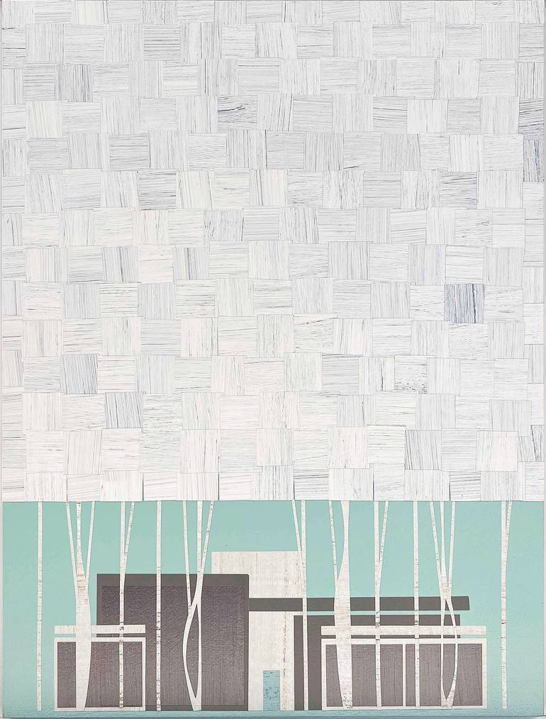Original Abstract Architecture Collage by Chris Wheeler