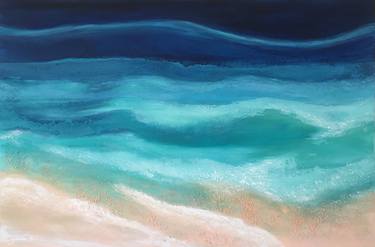Original Abstract Beach Paintings by Gabriela OrozcoRenteria