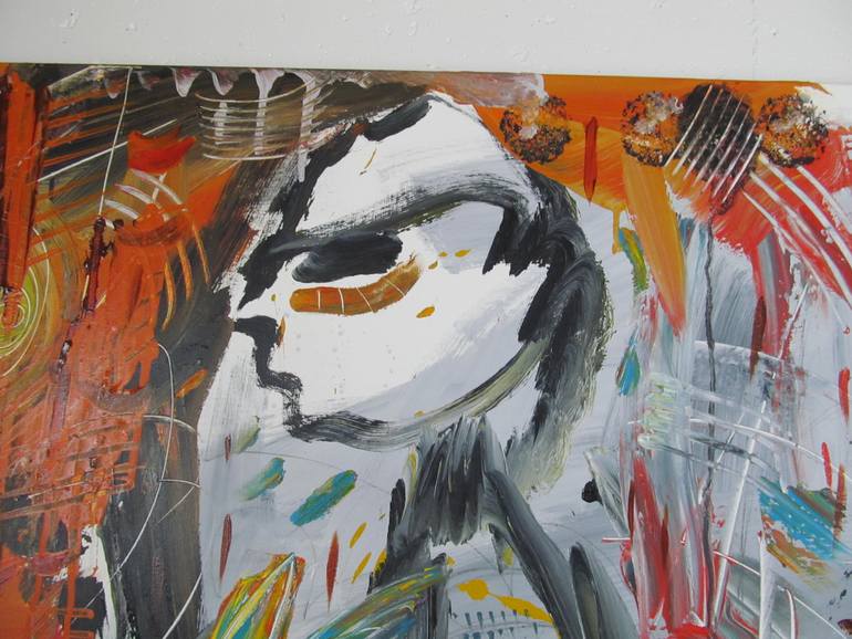 Original Abstract Expressionism Politics Painting by Ted Gillespie