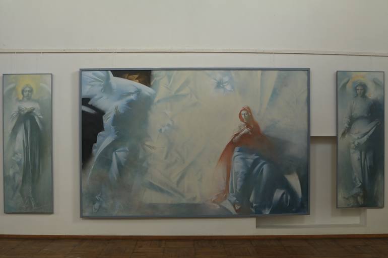 Original Conceptual Religion Painting by Alexander Blonsky