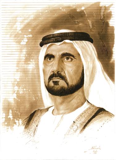 H.H. Mohammed bin Rashid Al Maktoum  صاحب السمو الشيخ محمد بن راشد آل مكتوم - Limited Edition of 499 thumb