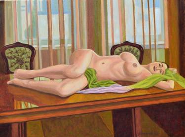 Original Pop Art Nude Paintings by fernando soler