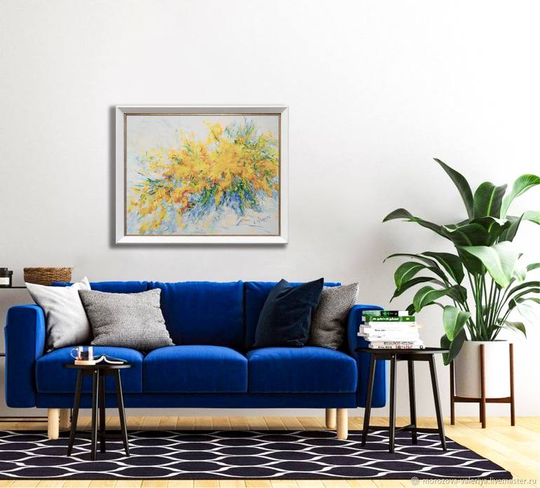 Original Contemporary Floral Painting by Vitaly Leshukov Soldatov