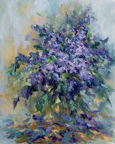 Print of Floral Paintings by Vitaly Leshukov Soldatov