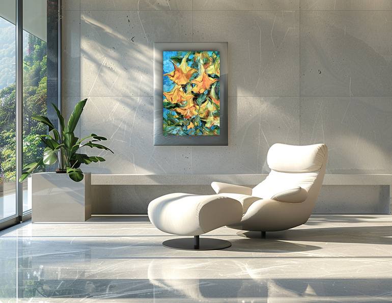 Original Contemporary Botanic Painting by Vitaly Leshukov Soldatov