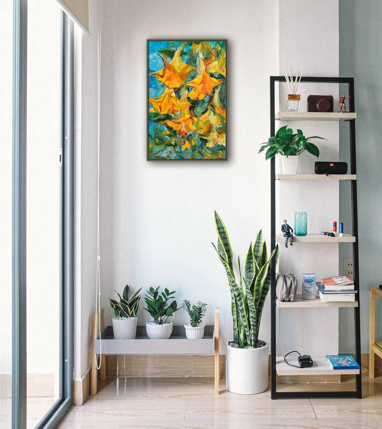 Original Contemporary Botanic Painting by Vitaly Leshukov Soldatov