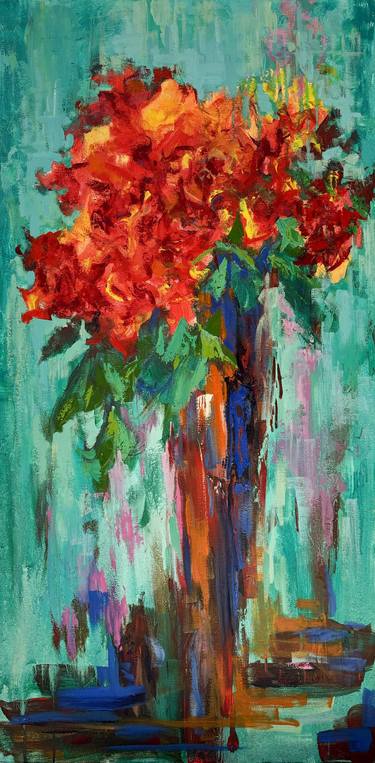 Original Minimalism Abstract Painting by Vitaly Leshukov Soldatov