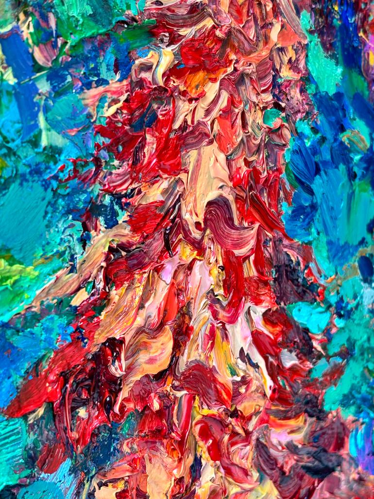 Original Contemporary Floral Painting by Vitaly Leshukov Soldatov