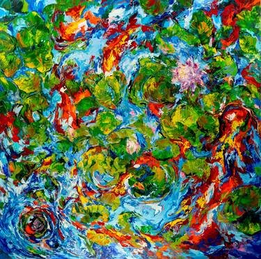 Print of Abstract Expressionism Fish Paintings by Vitaly Leshukov Soldatov