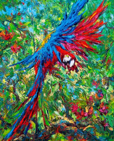 Original Abstract Expressionism Animal Paintings by Vitaly Leshukov Soldatov
