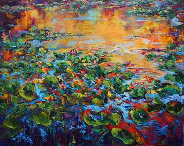 Original Abstract Landscape Paintings by Vitaly Leshukov Soldatov