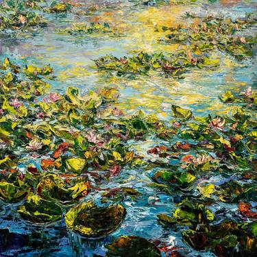 Original Abstract Water Paintings by Vitaly Leshukov Soldatov