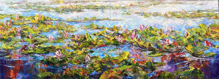 Original Expressionism Botanic Painting by Vitaly Leshukov Soldatov