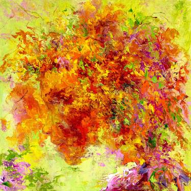 Print of Abstract Botanic Paintings by Vitaly Leshukov Soldatov