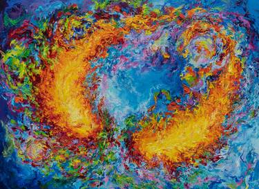 Print of Abstract Expressionism Fantasy Paintings by Vitaly Leshukov Soldatov