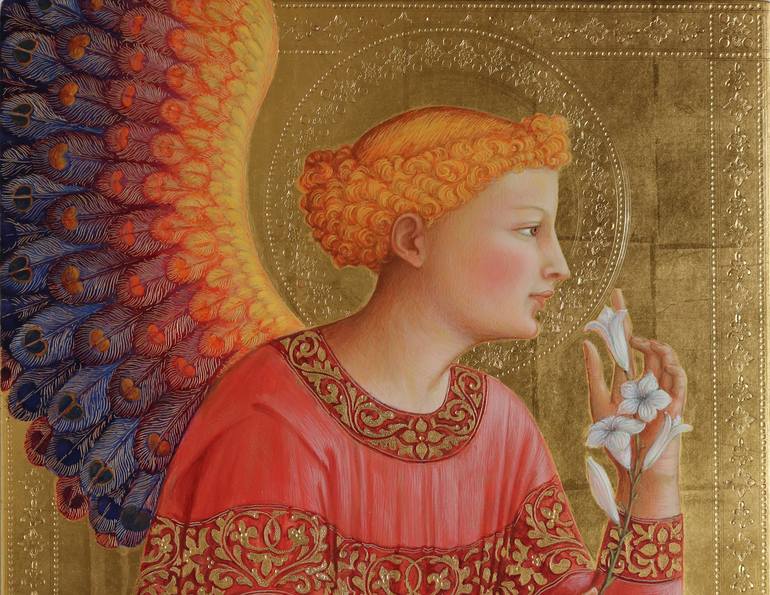 Original Figurative Religion Painting by Michelangelo Attardo