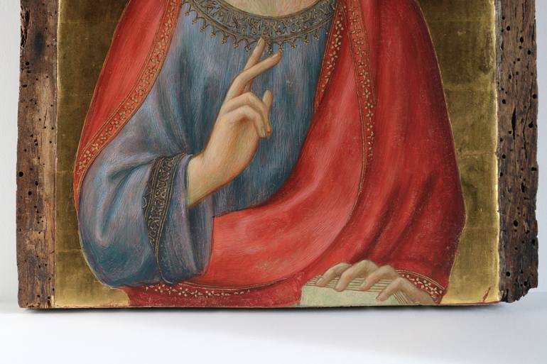Original Figurative Religion Painting by Michelangelo Attardo