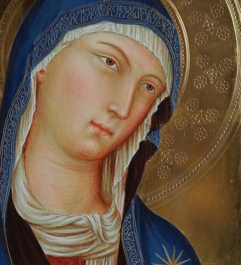 Original Figurative Religion Painting by Michelangelo Attardo