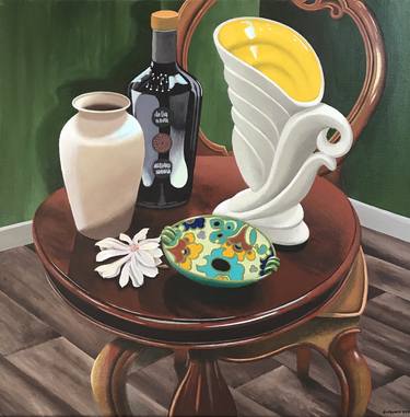 Original Modern Still Life Paintings by Libby Moore