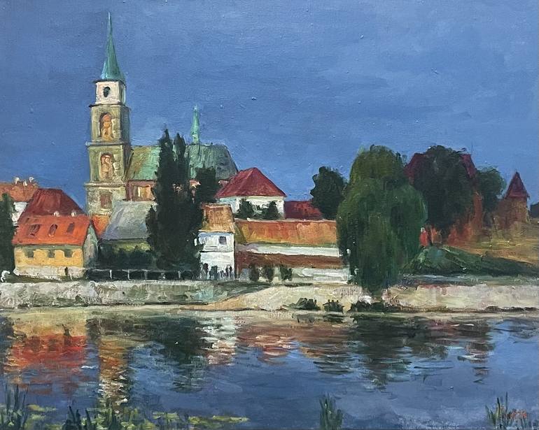 Original Impressionism Landscape Painting by Tatyana Brazhkina