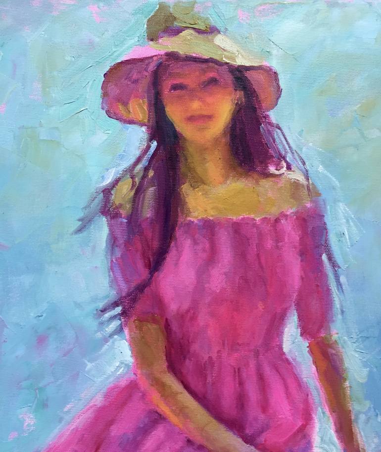 Original Impressionism Women Painting by Tatyana Brazhkina