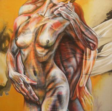 Original Figurative Erotic Paintings by Eni Emilia