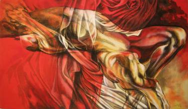 Original Art Deco Nude Paintings by Eni Emilia