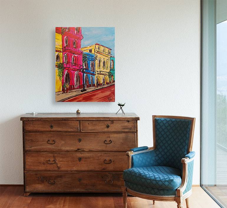 Original Impressionism Cities Painting by Brent Knippel
