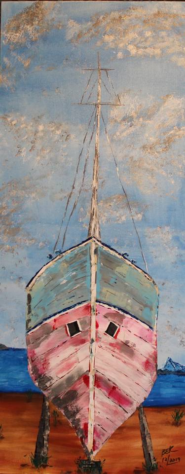Original Boat Paintings by Brent Knippel