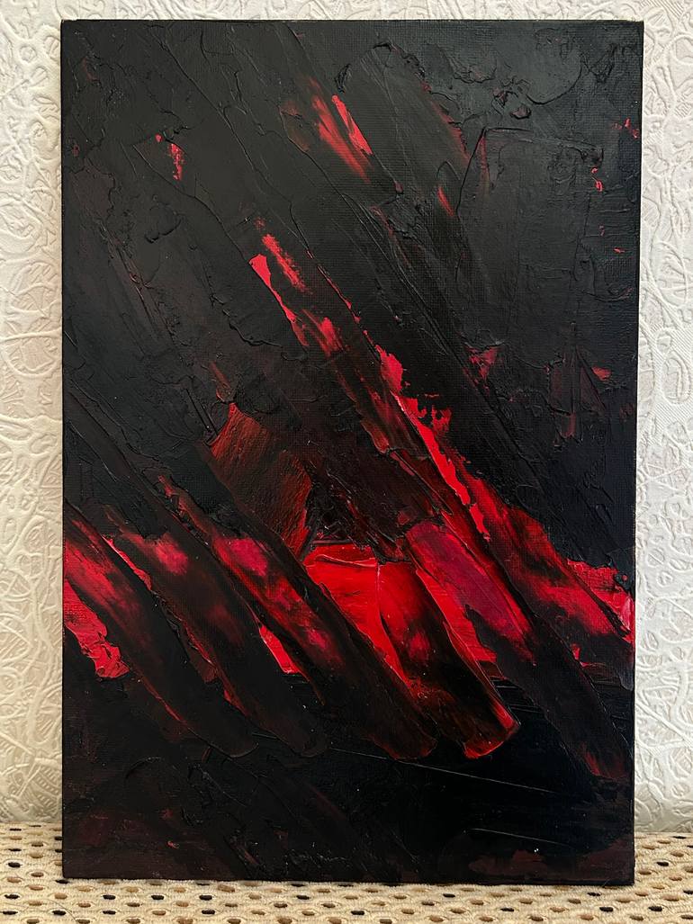 Original Abstract Expressionism Abstract Painting by Marina Gorbachova