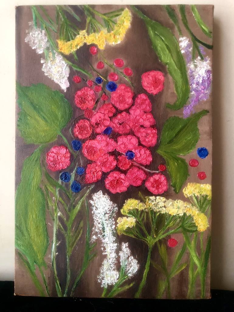 Original Floral Painting by Marina Gorbachova