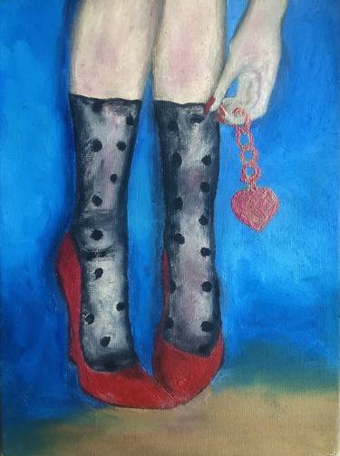 Red Shoes Illustration Pop Art Painting thumb