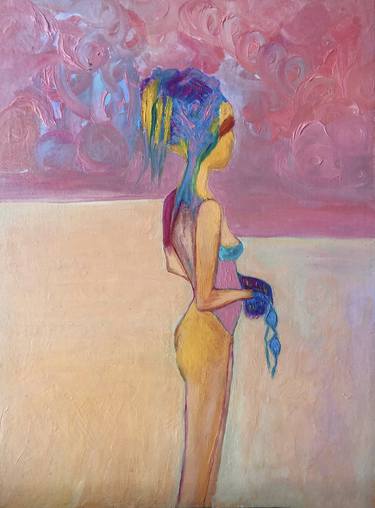 Original Art Deco Nude Paintings by Marina Gorbachova