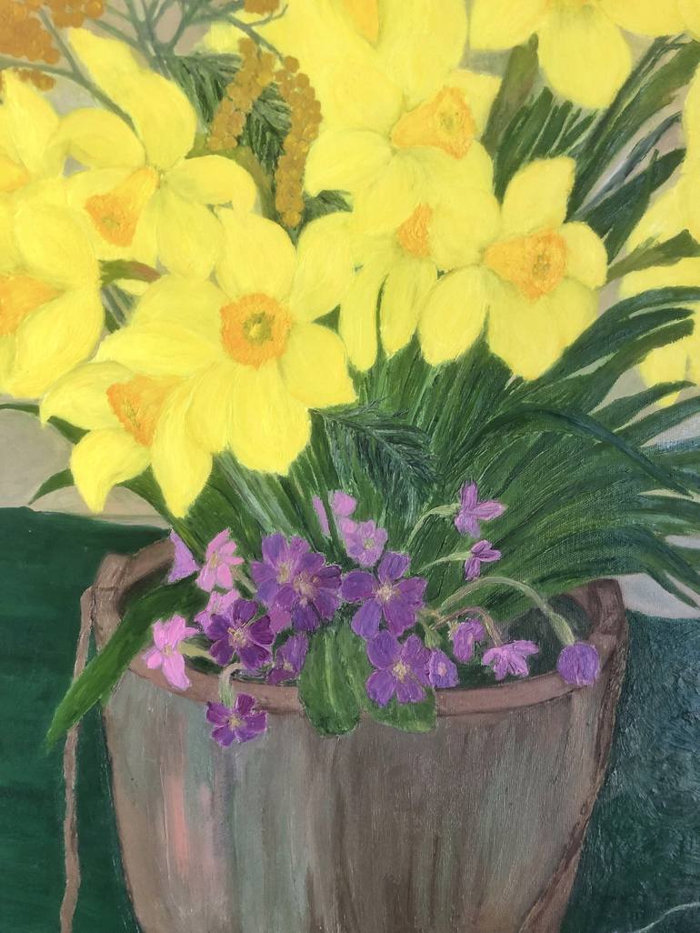 Original Floral Painting by Marina Gorbachova