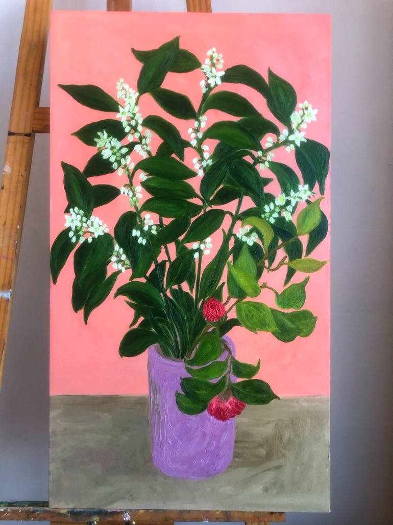 Original Contemporary Floral Painting by Marina Gorbachova