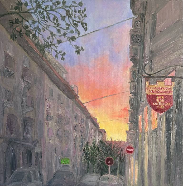 Print of Contemporary Cities Paintings by Marina Gorbachova