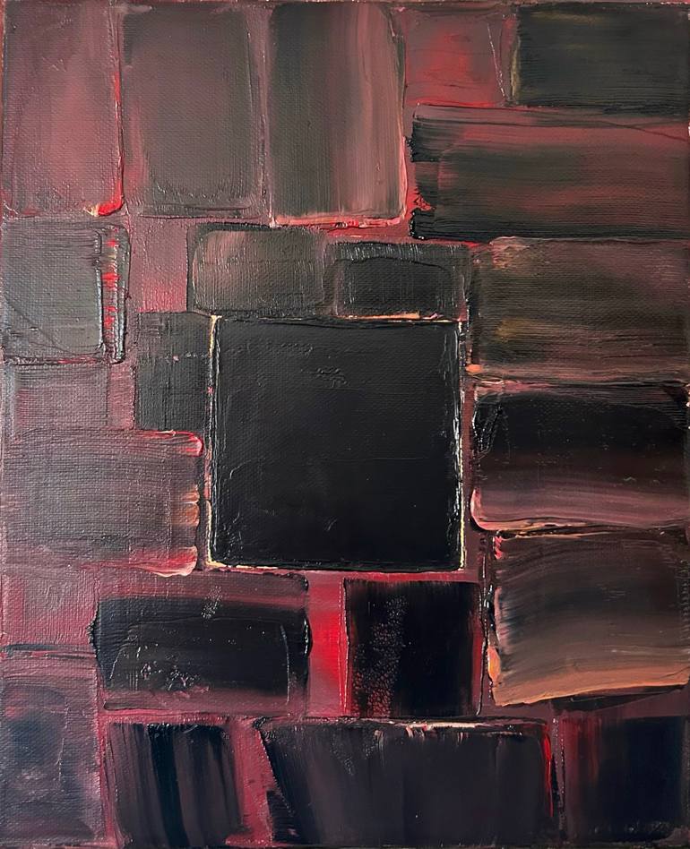 Original Abstract Expressionism Abstract Painting by Marina Gorbachova