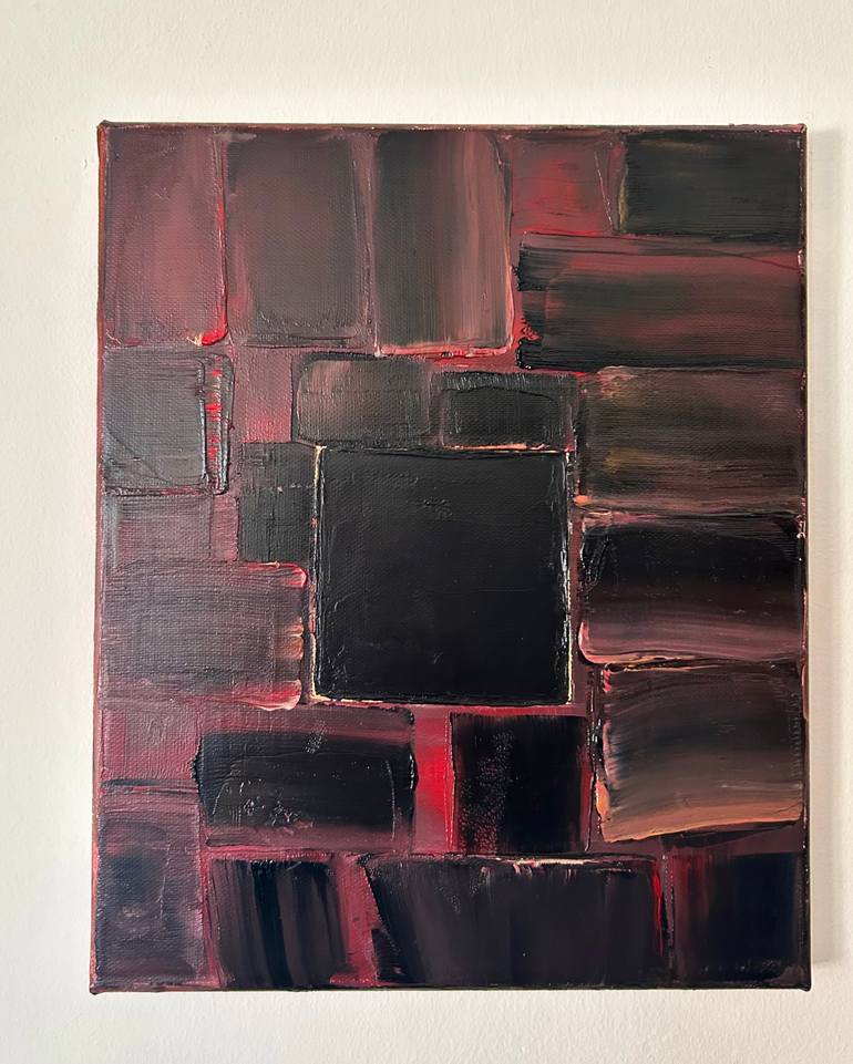 Original Abstract Expressionism Abstract Painting by Marina Gorbachova